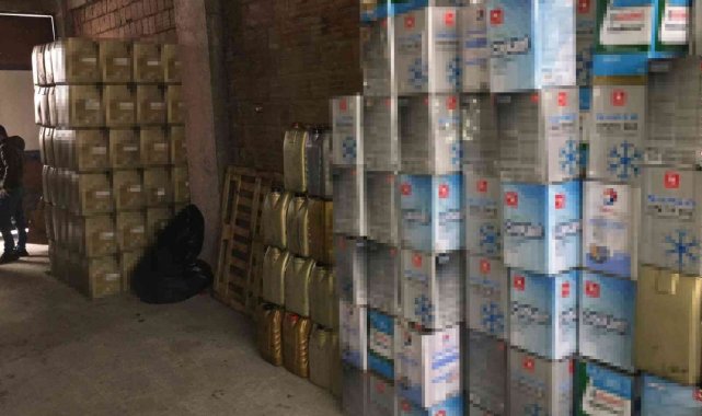 Tuzla&#039;da atık yağ dolandırıcılarına baskın