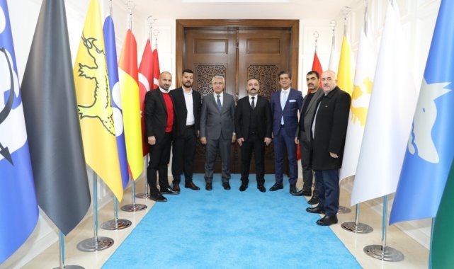 Ülkü Ocaklarından Başkan Güder'e iade-i ziyaret