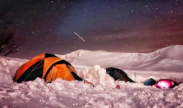 Uludağ'da milyon yıldızlı kamp