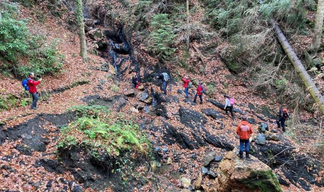 Üniversite öğrencilerine kanyonlar ve göletler tanıtıldı