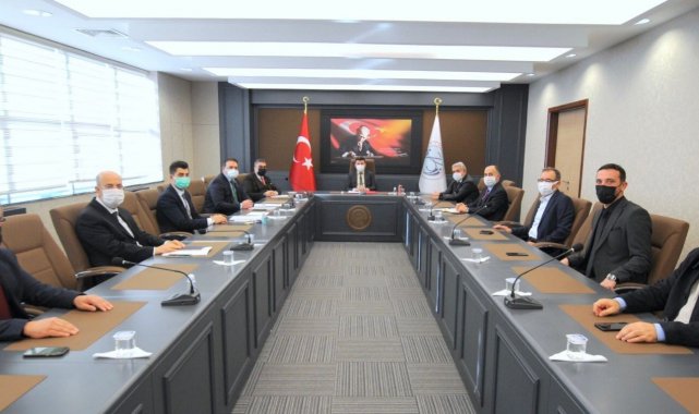 Üniversitenin Stratejik Plan toplantısı gerçekleştirildi