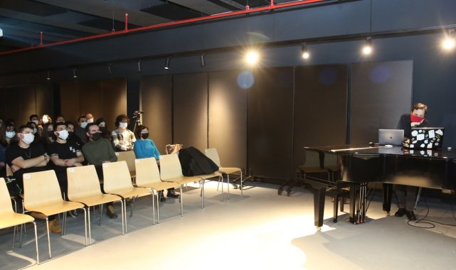 Ünlü besteci Sanlıkol deneyimlerini Nilüfer'de paylaştı