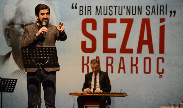 Usta şair şiirleriyle anıldı