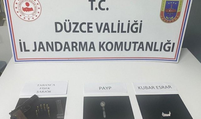 Uyuşturucu kullanıcısı jandarma ekiplerine yakalandı