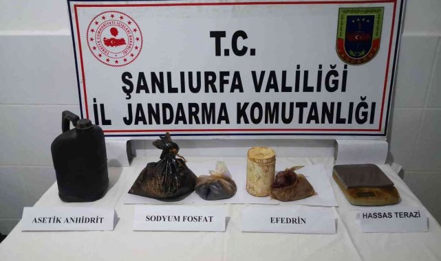 Uyuşturucu yapımında kullanılan malzemeler ele geçirildi