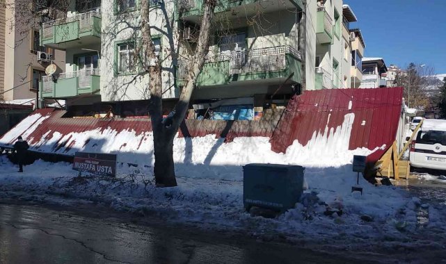 Üzerine branda düşen kadın ağır yaralandı