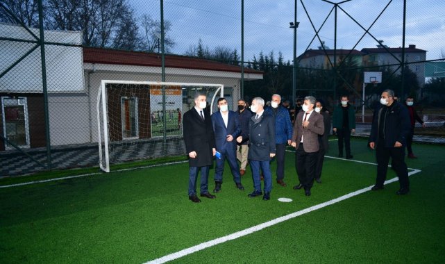 Vali Baruş ve Başkan Çınar, yatırımları incelediler