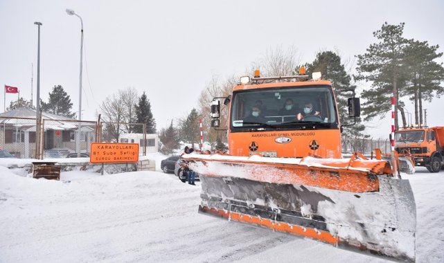 Vali Baruş'tan kar denetimi