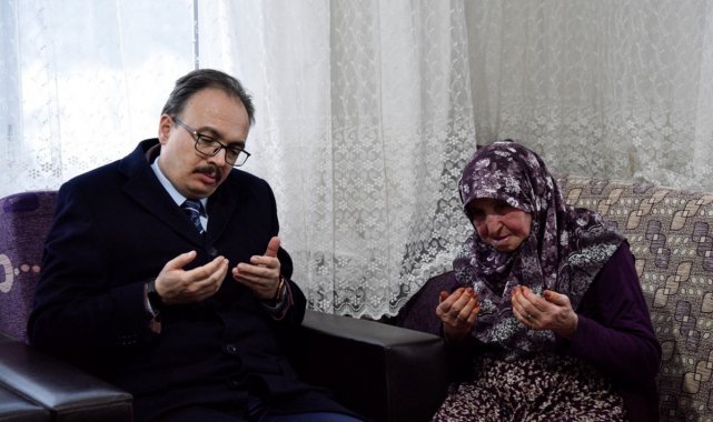 Vali Kızılkaya'dan şehit annesine ziyaret
