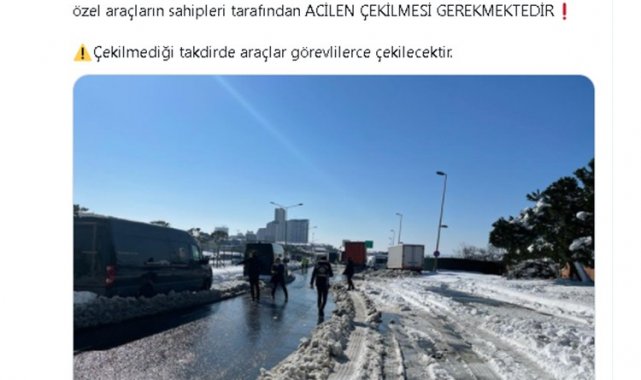 Vali Yerlikaya'dan araçların çekilmesi için 3'üncü uyarı