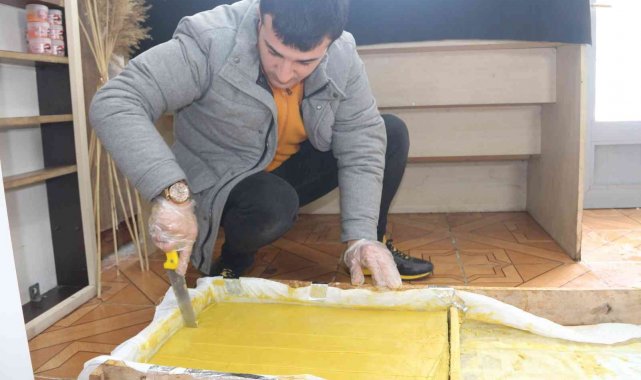 Van Gölü suyundan sabun üretti