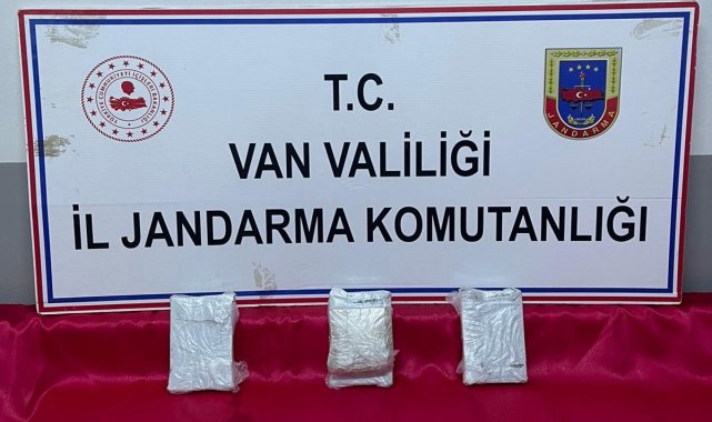 Van'da 2 kilo 100 gram eroin ele geçirildi