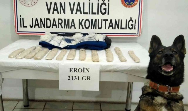 Van&#039;da 2 kilo 131 gram eroin ele geçirildi