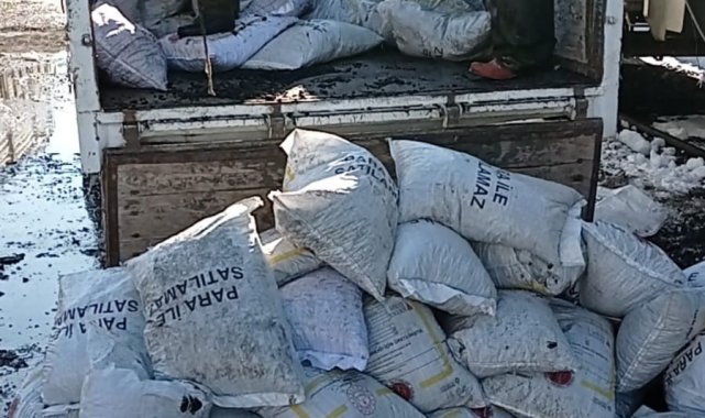 Van'da çalıntı 125 torba kömür ele geçirildi