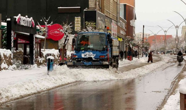 Van&#039;da karla mücadele çalışması