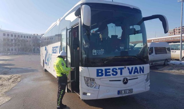 Van'da otobüslere yönelik denetim yapıldı