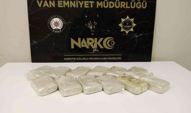 Van'da uyuşturucu operasyonu