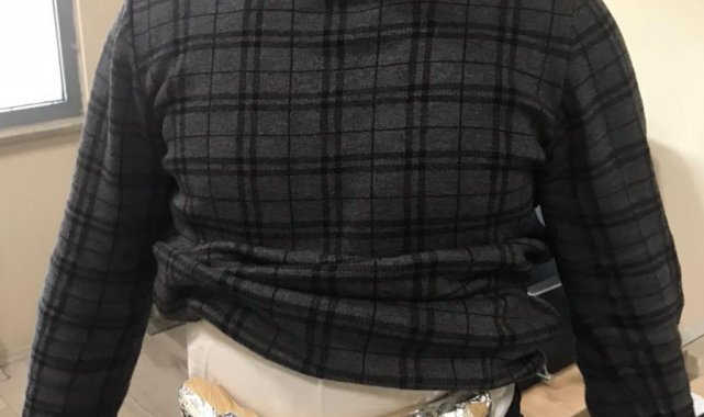 Vücuduna sardığı yarım kilo uyuşturucuyla yakalanan şüpheli tutuklandı