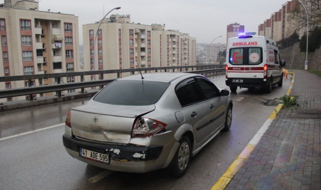 Yağışlı hava kazaya neden oldu: 1 yaralı