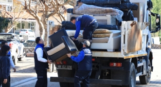 Yağmur Mağdurlarının İhtiyaçları Karşılanıyor