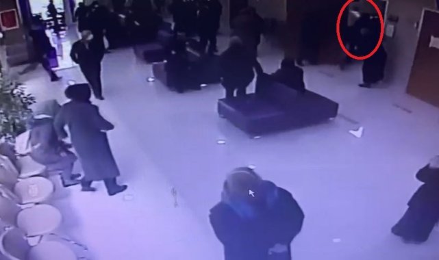 Yalova'da hasta ve yakının doktora saldırı anı kamerada