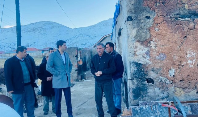 Yangında zarar gören ailenin ihtiyaçları karşılanacak