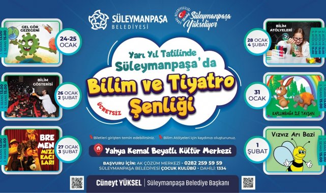 Yarıyıl tatili dolu dolu geçecek