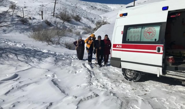 Yaşlı hasta için seferber oldular