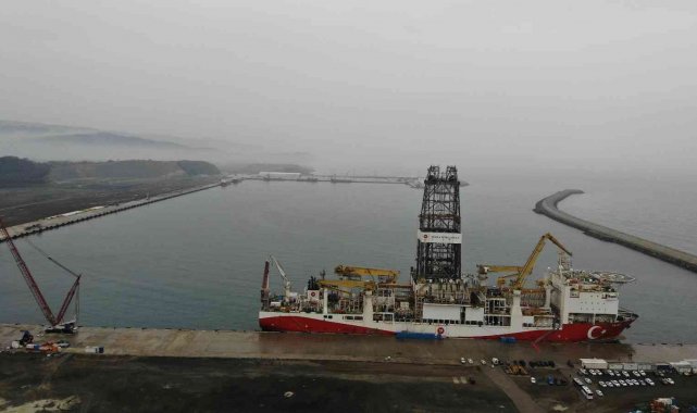 Yavuz Sondaj Gemisi Karadeniz'deki ilk seferine hazırlanıyor