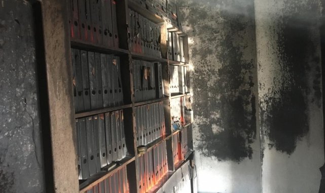 Yeni Kahta Esnaf ve Sanatkarlar Kredi ve Kefalet Kooperatifinde yangın