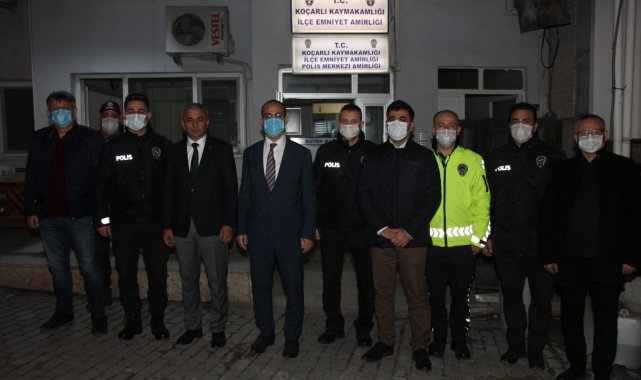 Yeni yıla görevi başında girenleri unutmadılar