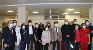 Yeni yıla mesaide giren çalışanları Başkan Özcan yalnız bırakmadı