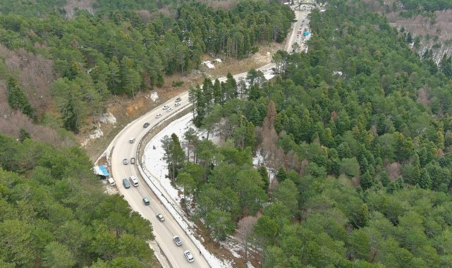 Yeni yılın ilk günü Uludağ doldu taştı
