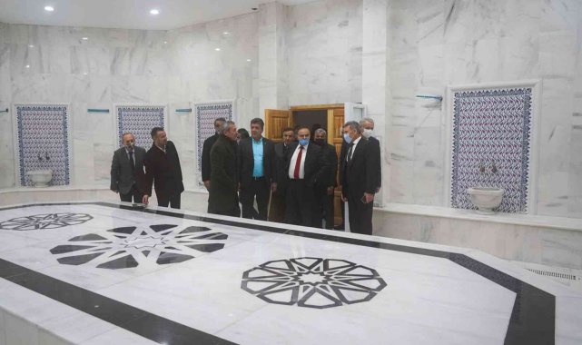 Yenilenen şehir hamamı hizmete açıldı