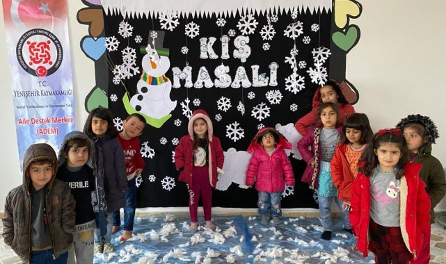 Yenişehir Belediyesinden, çocuklar İçin 'Kış Masalı' etkinliği
