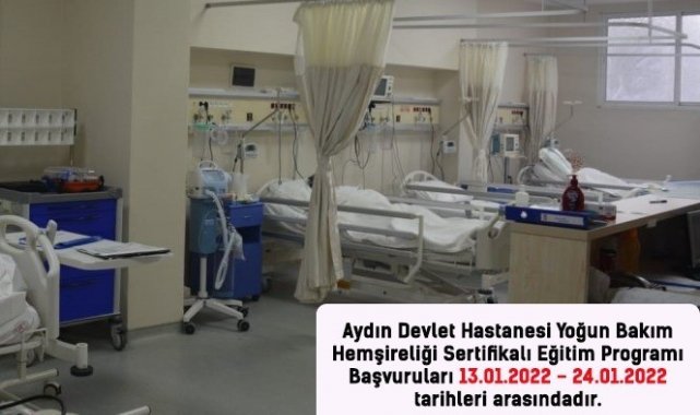 Yoğun Bakım Hemşireliği Sertifikalı Eğitim Programı için başvurular başladı