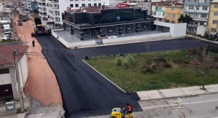 Yollar 60 bin ton sıcak asfaltla kaplandı