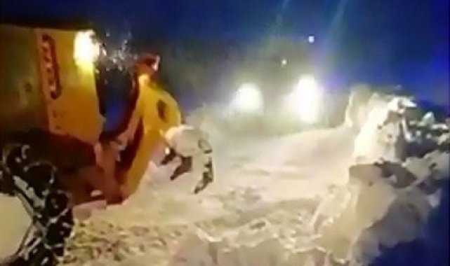 Yollar kapandı, ekipler hastalanan 85 yaşındaki vatandaş için seferber oldu