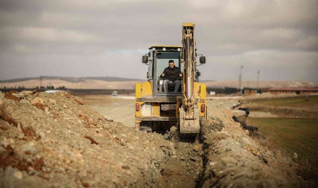 Yoncalı&#039;da yeni kanalizasyon hattı çalışması