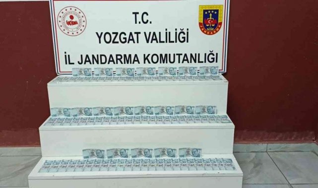Yozgat'ta 105 adet 100 liralık sahte banknot ele geçirildi