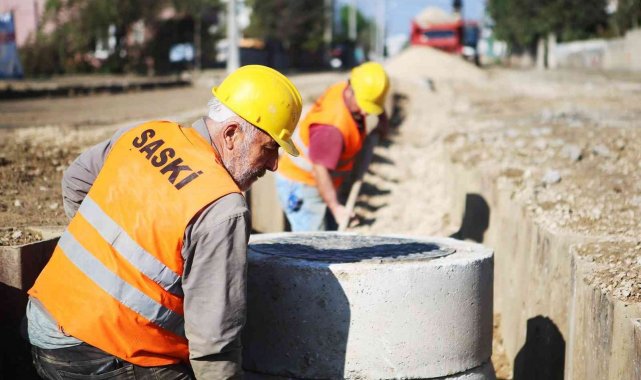 Yunus Emre Mahallesi'ne bin 200 metrelik yeni altyapı hattı