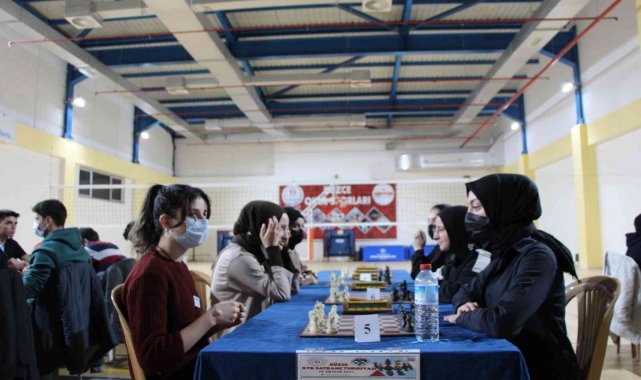Yurtlar arası satranç şampiyonası yapıldı