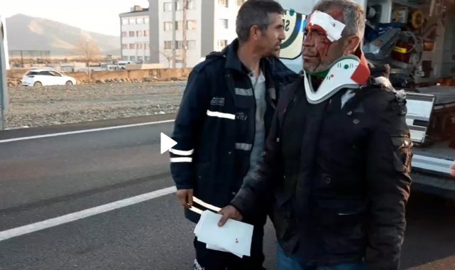 Yüzü gözü kanlar içinde kendisine çarpan aracı sordu