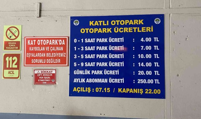 Zonguldak Belediyesi otopark ücretlerine yüzde 100 zam yaptı
