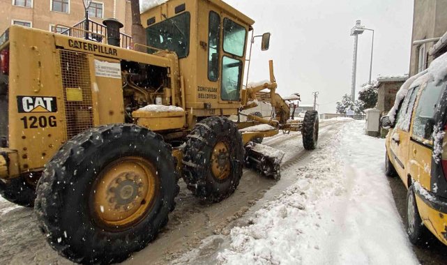 Zonguldak'ta yüksek kesimler beyaza büründü