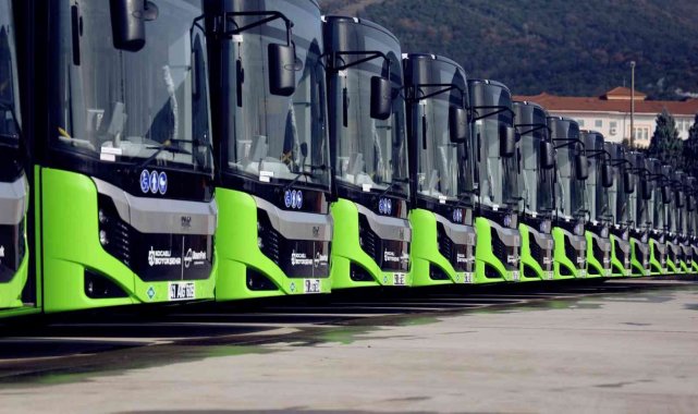 22 yeni otobüs seferlere başladı