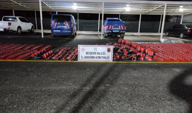 3 bin 500 adet sulama borusunu çalan hırsızlar yakalandı