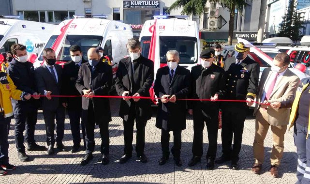 '112 Günü'nde sağlık filosuna araç takviyesi