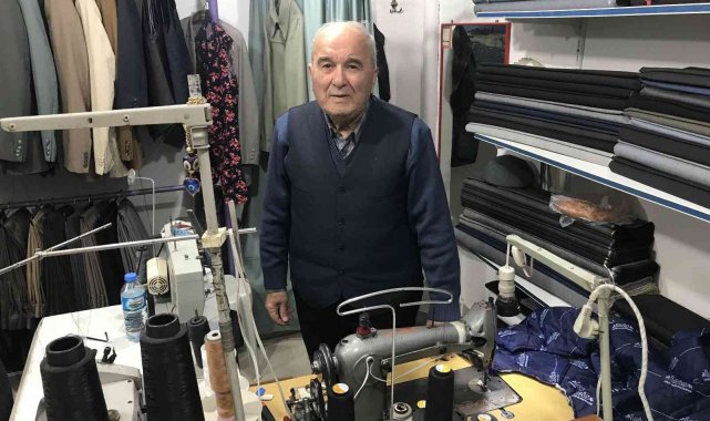 69 yıllık terziden gençlere tavsiye: "Meslek okullarını tercih etsinler, asla işsiz kalmazlar"