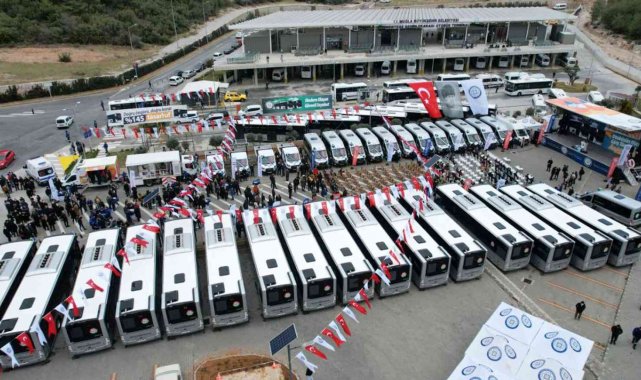 90 yeni otobüs hizmet girdi